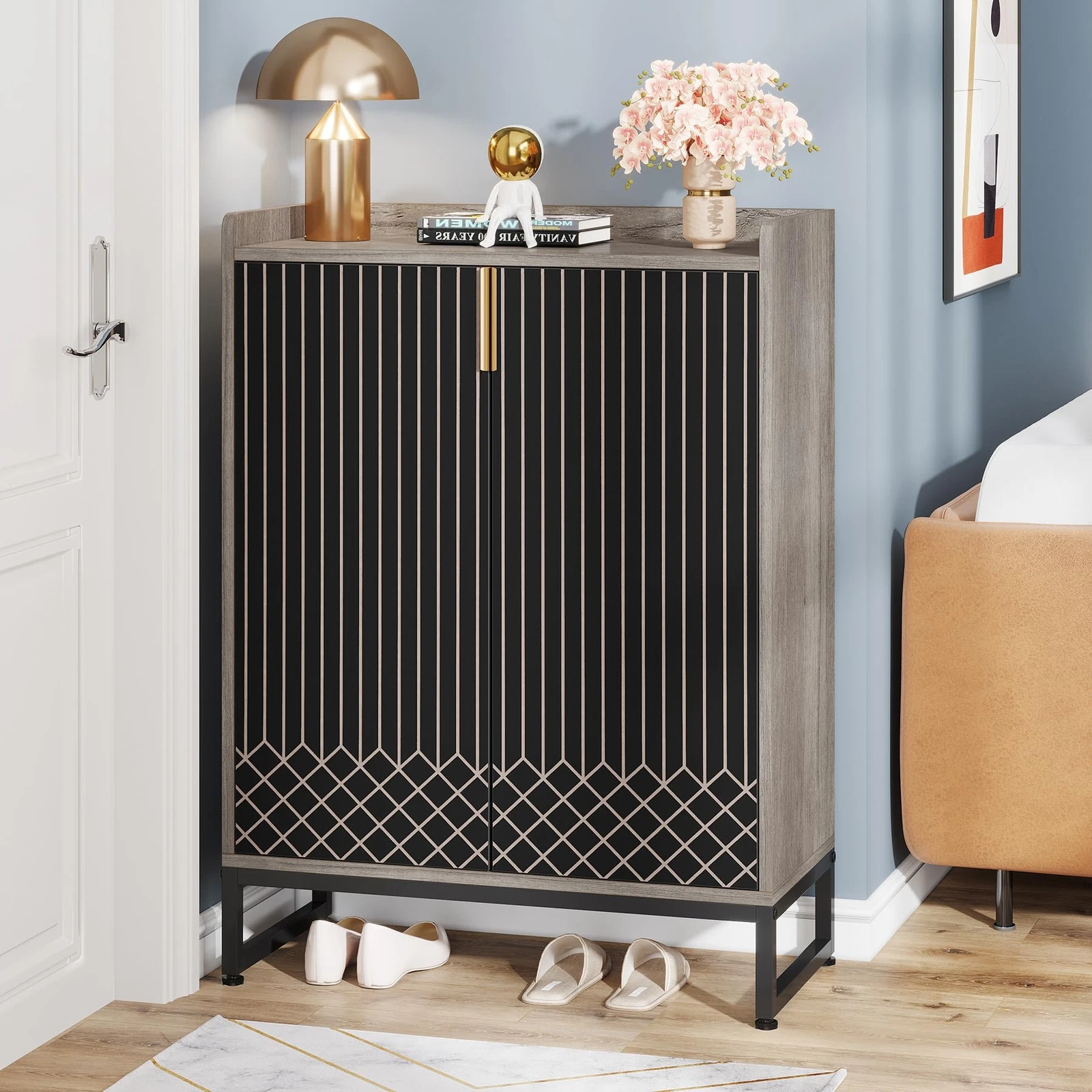 5-Tier Entryway Shoe Cabinet Shoe Storage Organize